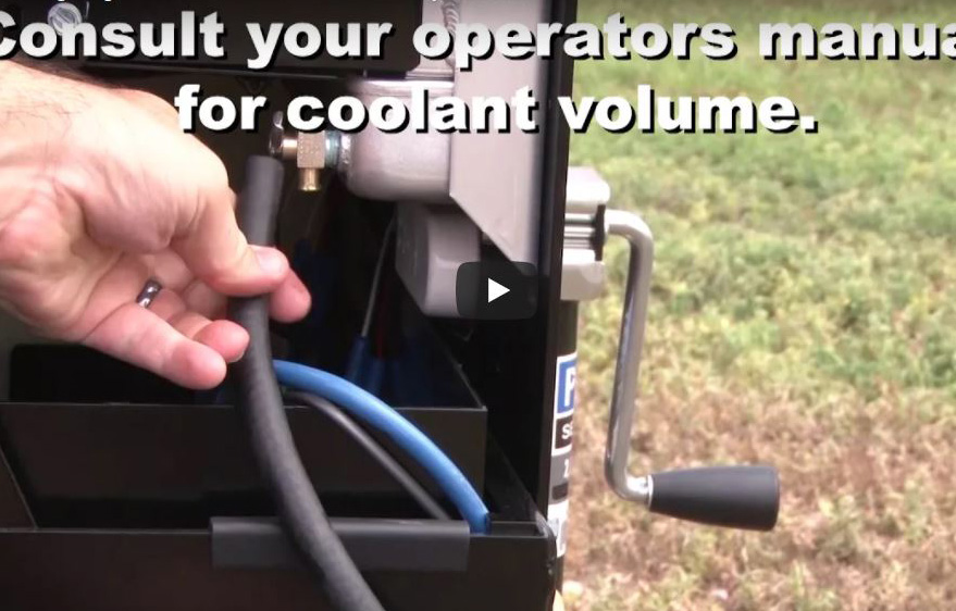 How to Change Coolant and Conduct Hydrometer Test on Light Tower Allmand